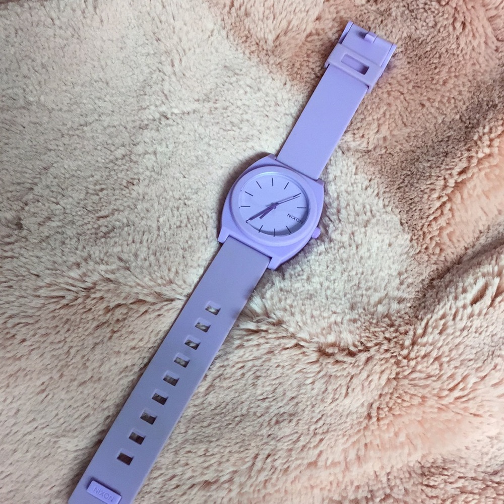 Nixon time teller watch in violet